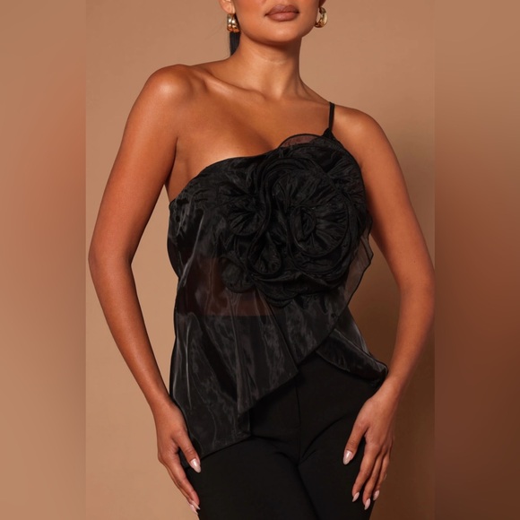 Fashion Nova Nova Luxe Exclusive Collection Top Rose - Picture 3 of 5